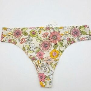 Adore Me Thong Panties Large Unlined No-Show Women Multi-Color NWT